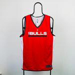 Retro Champion NBA Basketball Jersey Vest T-Shirt Red XXL