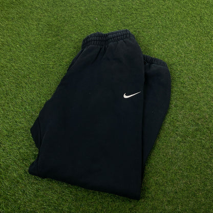 00s Nike Wide Leg Cotton Joggers Black XL