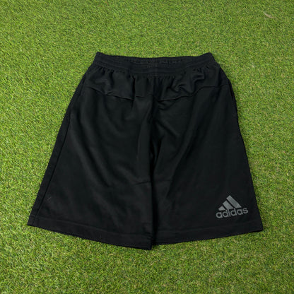 00s Adidas Football Shorts Black XS