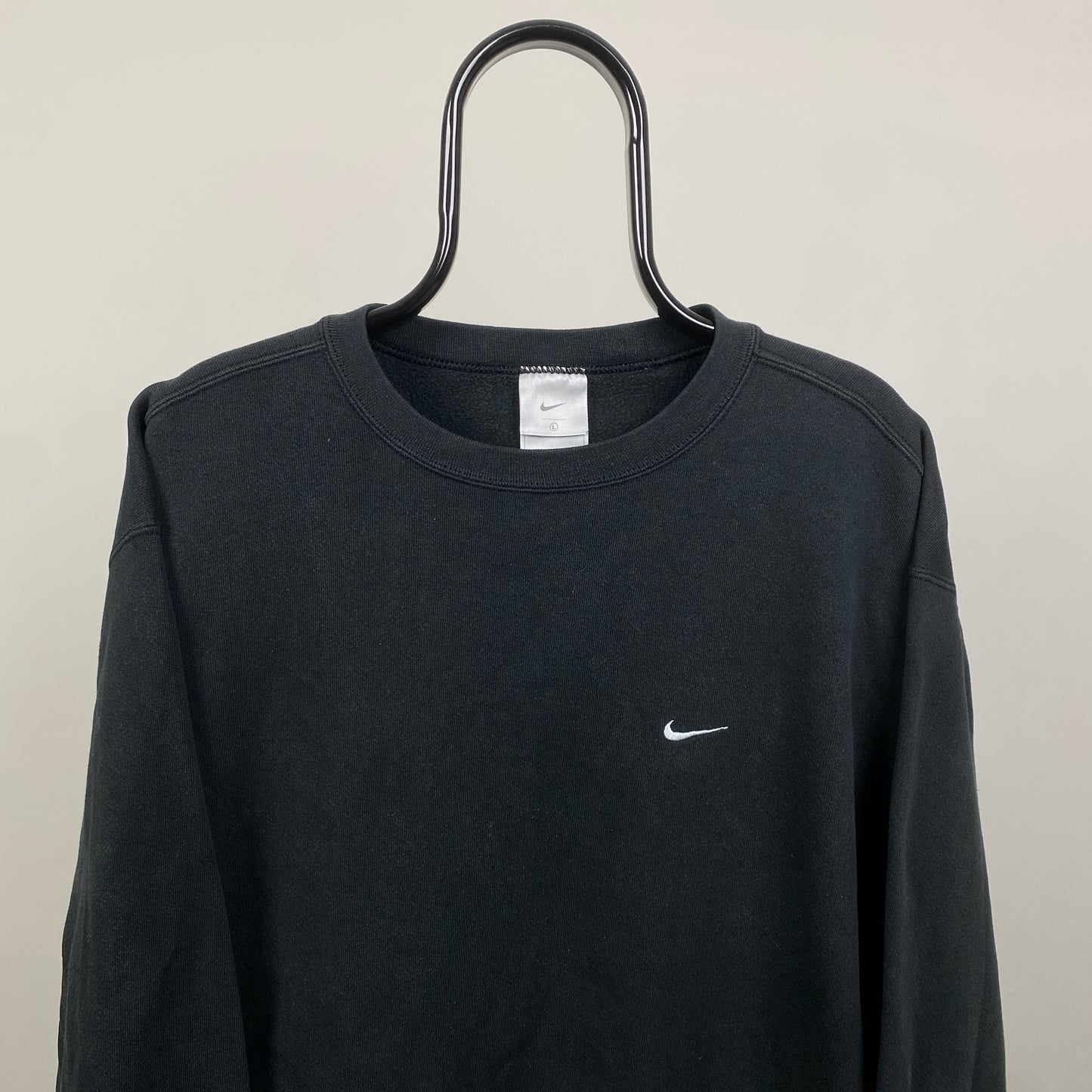00s Nike Heavyweight Sweatshirt Black Large