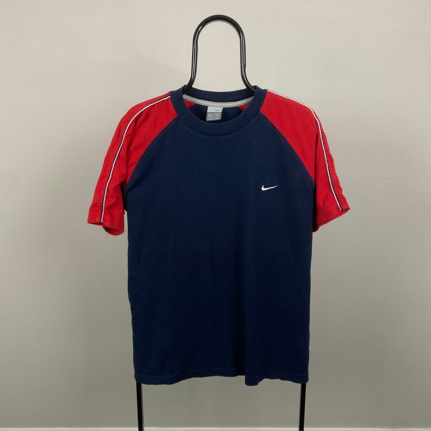 00s Nike Contrast T-Shirt Blue Large