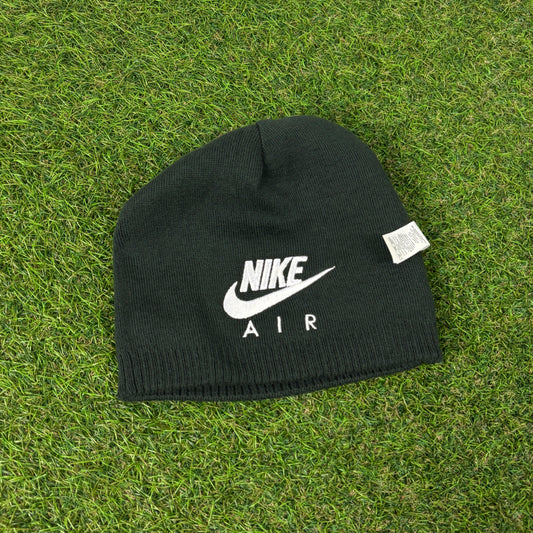 00s Nike Air Reversible Beanie Hat Green Black