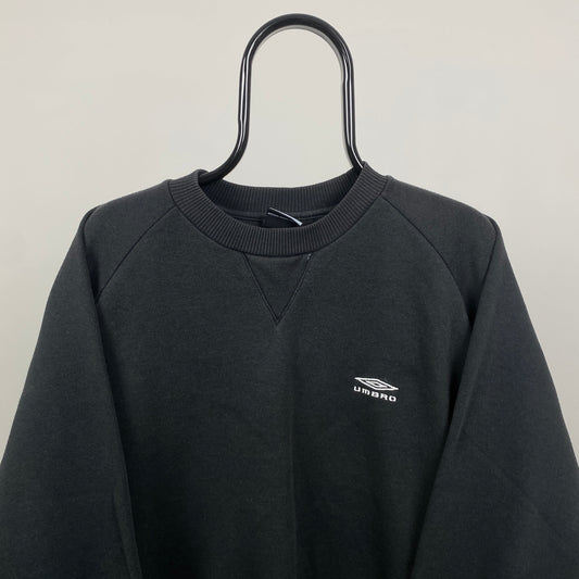 Retro Umbro Sweatshirt Black Large
