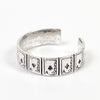 Vintage Retro Adjustable Playing Card Ring Silver