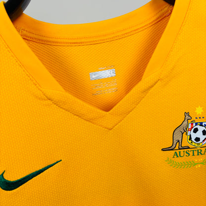 00s Nike Australia Football Shirt T-Shirt Yellow Small