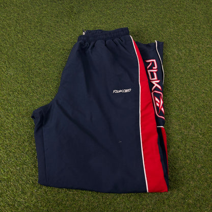 00s Reebok Piping Joggers Blue XL