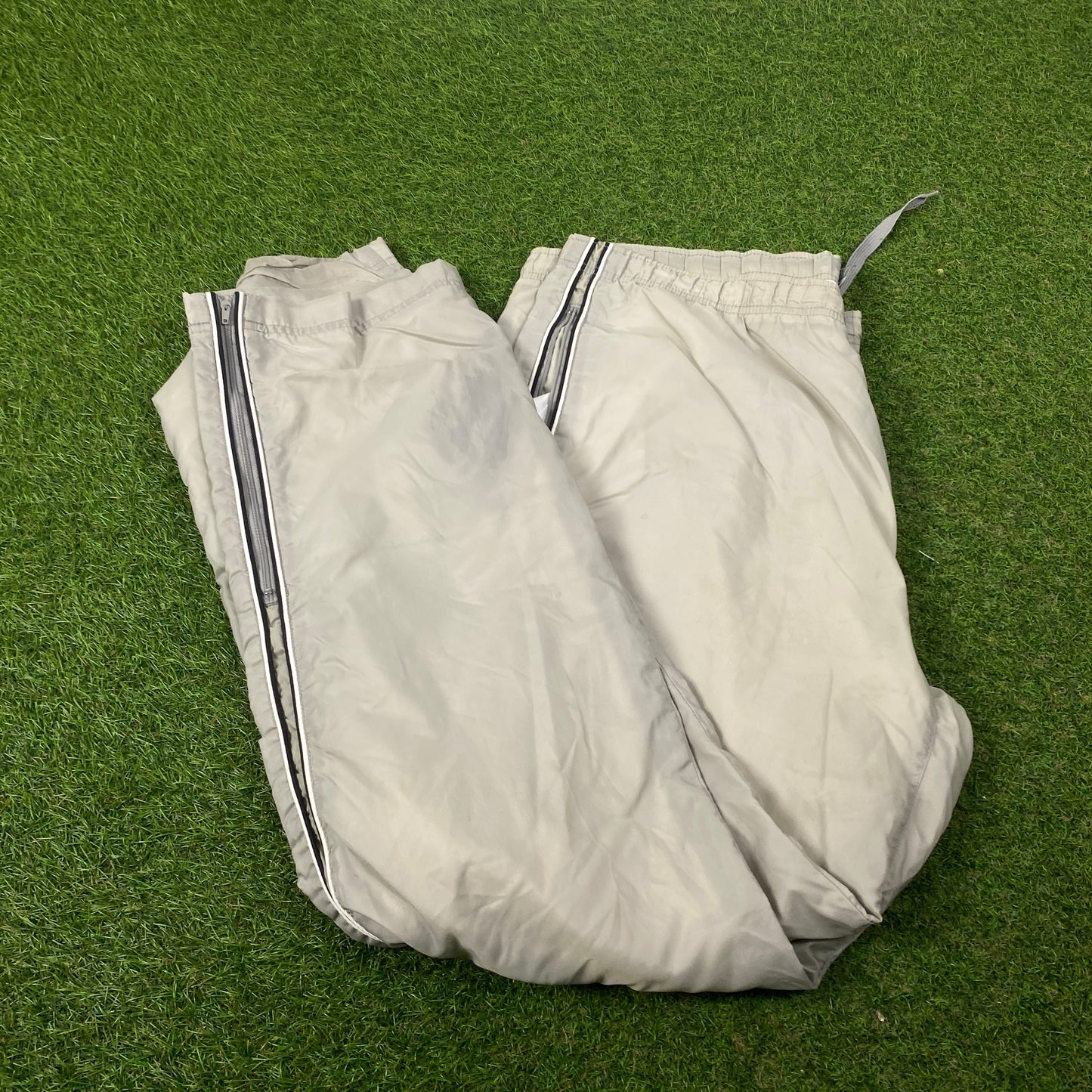 00s Nike Piping Joggers Grey Large