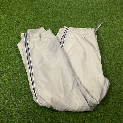 00s Nike Piping Joggers Grey Large