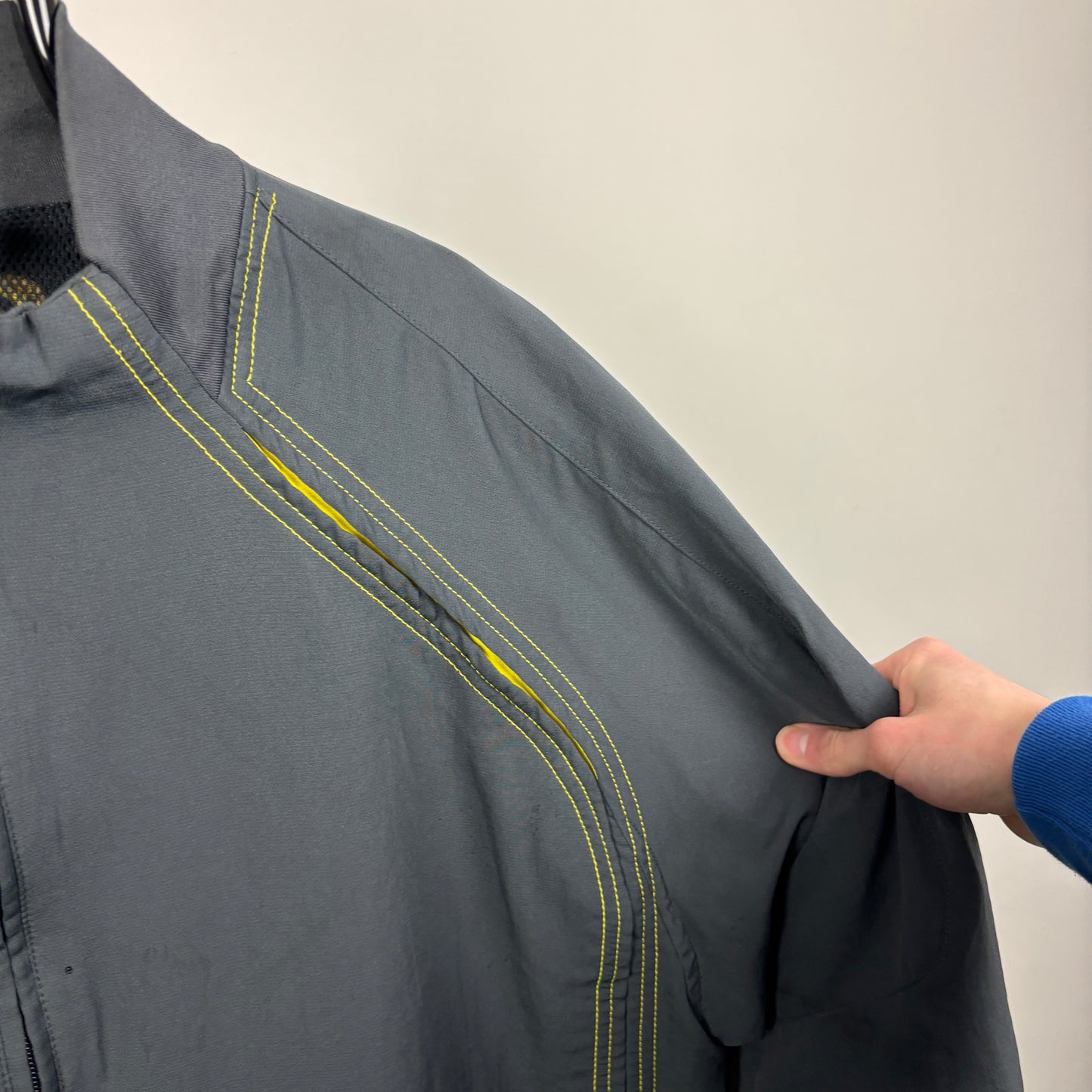 00s Nike T90 Windbreaker Jacket Grey XL