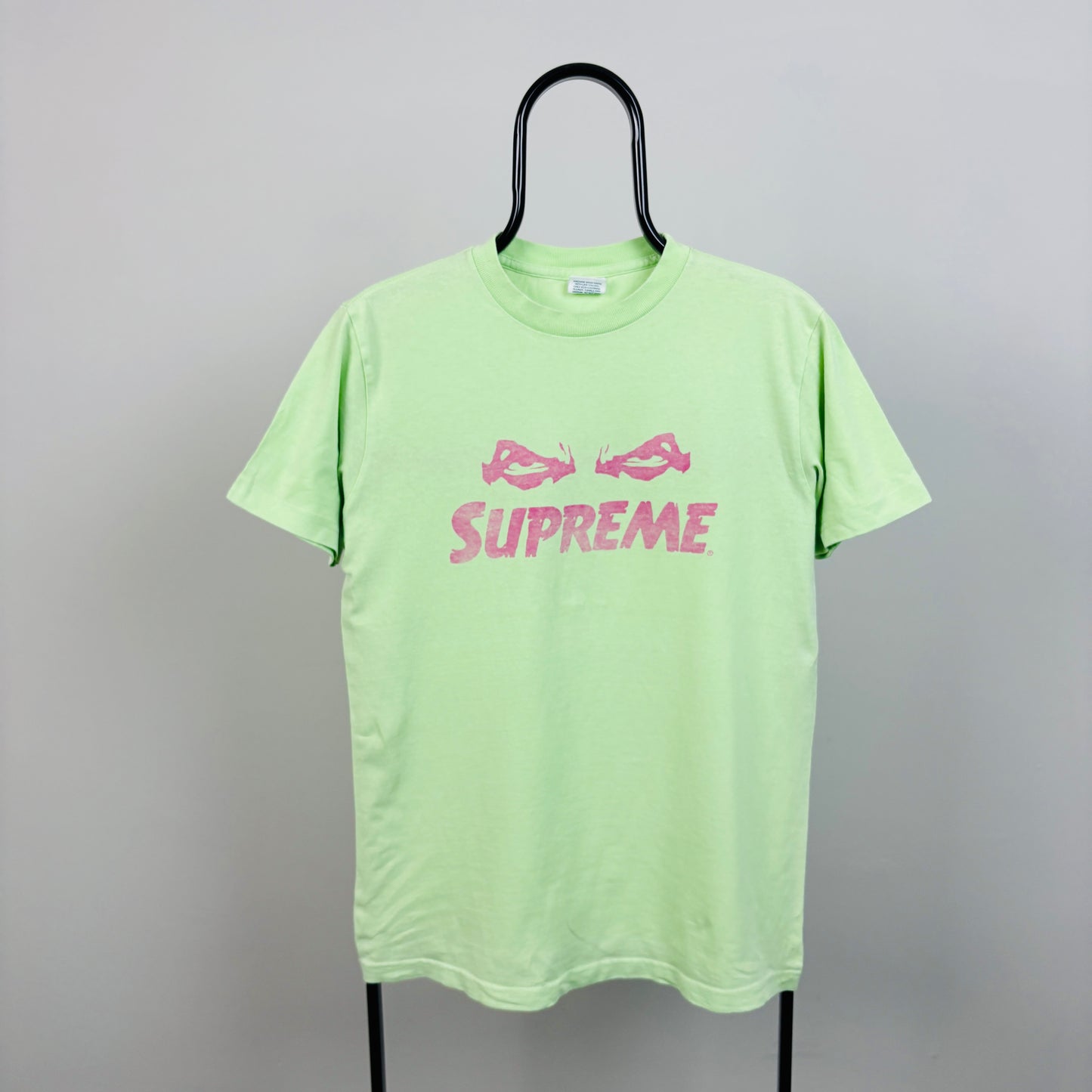 00s Supreme Eyes T-Shirt Green Medium