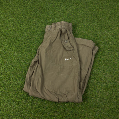 00s Nike Cargo Trousers Joggers Green XS/XXS