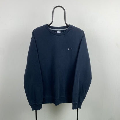 00s Nike Heavyweight Sweatshirt Blue XXL