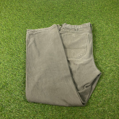00s Dickies Carpenter Jeans Green 34x32 Large Joggers