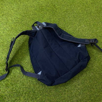 00s Nike Middle Zip Rucksack Shoulder Bag Blue