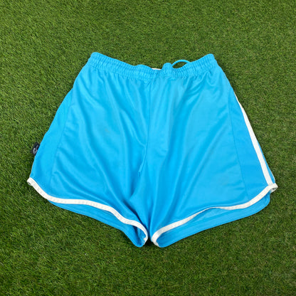 00s Adidas Marseille Football Shorts Blue Medium