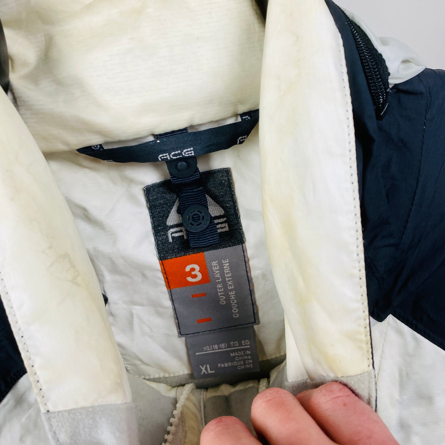 00s Nike ACG Gore-Tex Waterproof Coat Jacket White XL