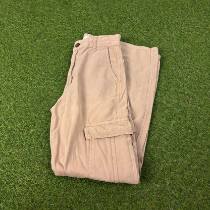 00s Nike Cargo Trousers Joggers Brown Womens XS