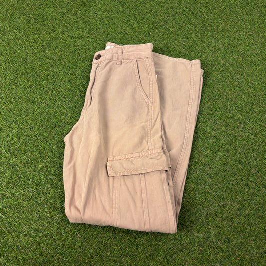 00s Nike Cargo Trousers Joggers Brown Womens XS