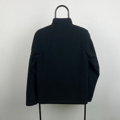 Retro Quiksilver Fleece Sweatshirt Black XS