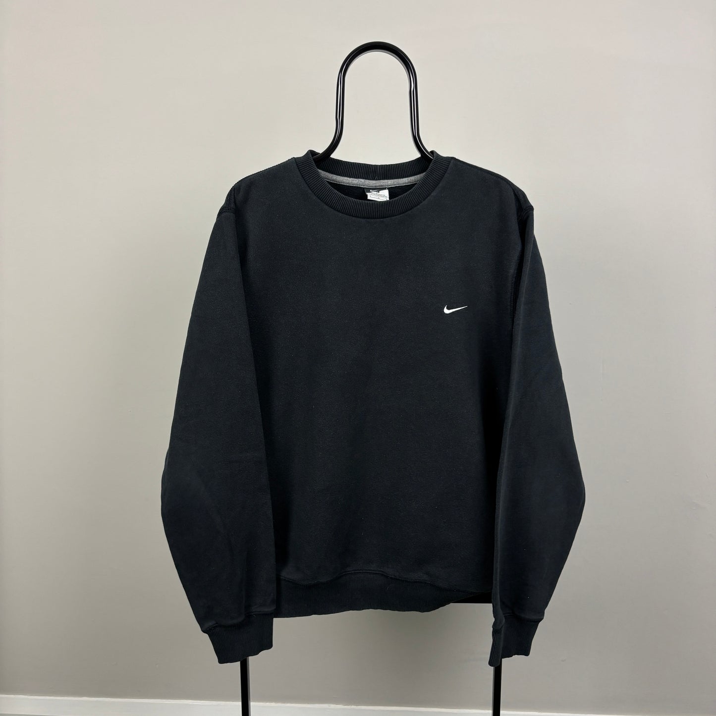 00s Nike Sweatshirt Black Large