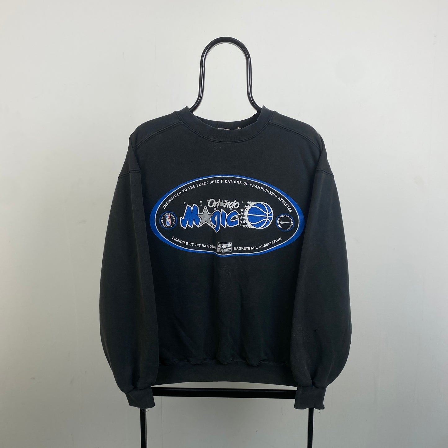 90s Nike Orlando Magic Sweatshirt Black Small