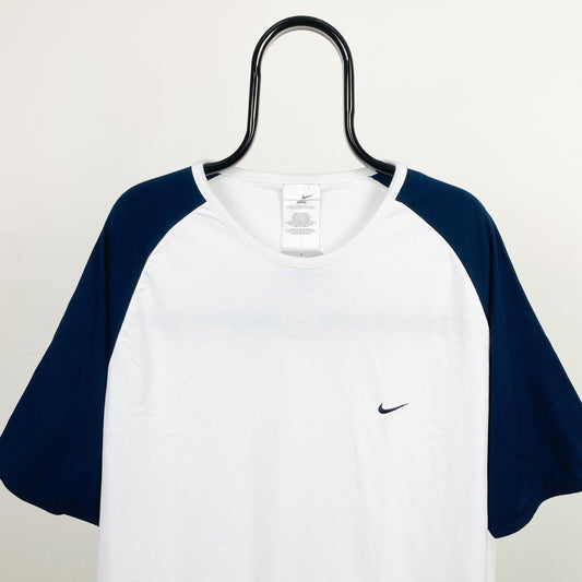 90s Nike Swoosh T-Shirt White XXL/3XL