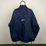00s Nike Puffer Jacket Blue XXL