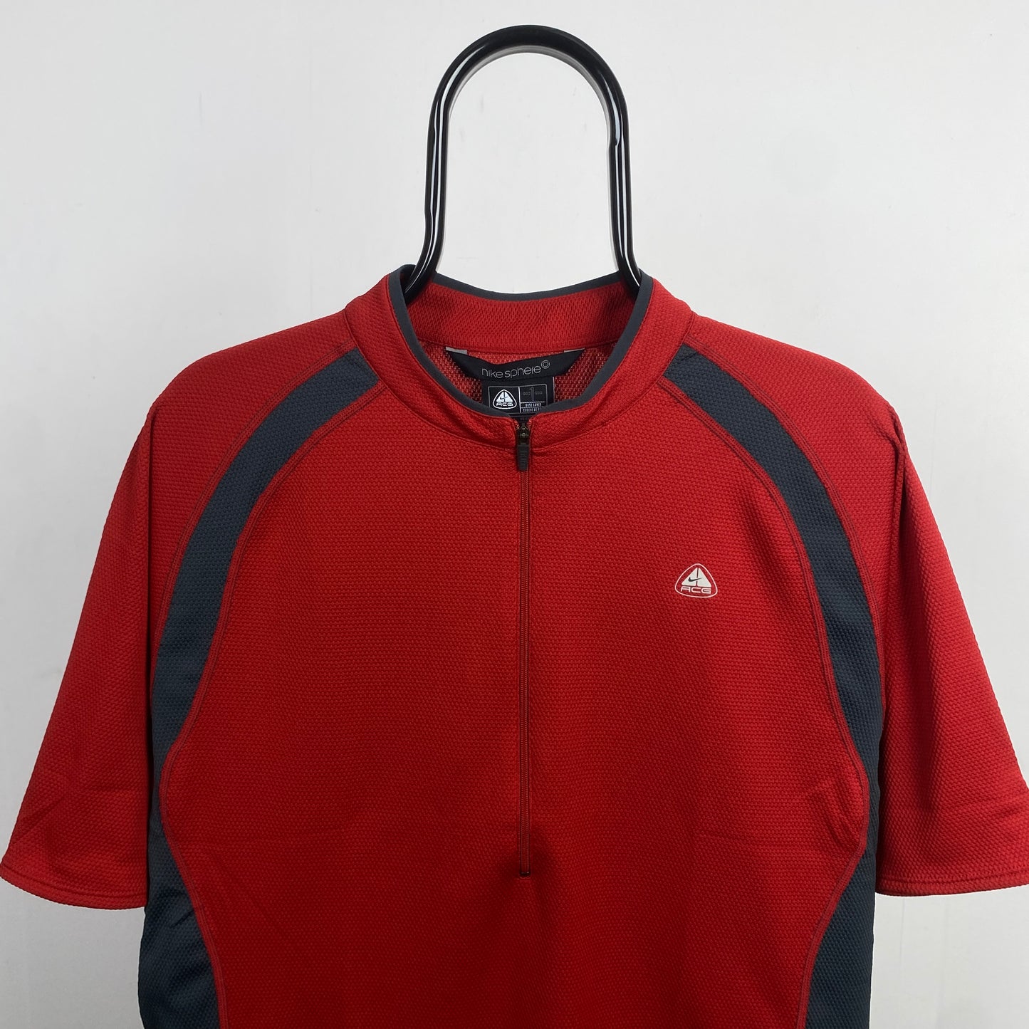 00s Nike ACG Baselayer T-Shirt Red Medium