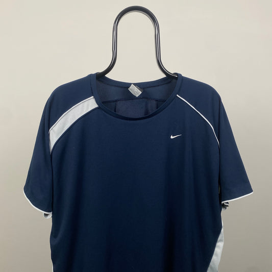 00s Nike Piping T-Shirt Blue XL