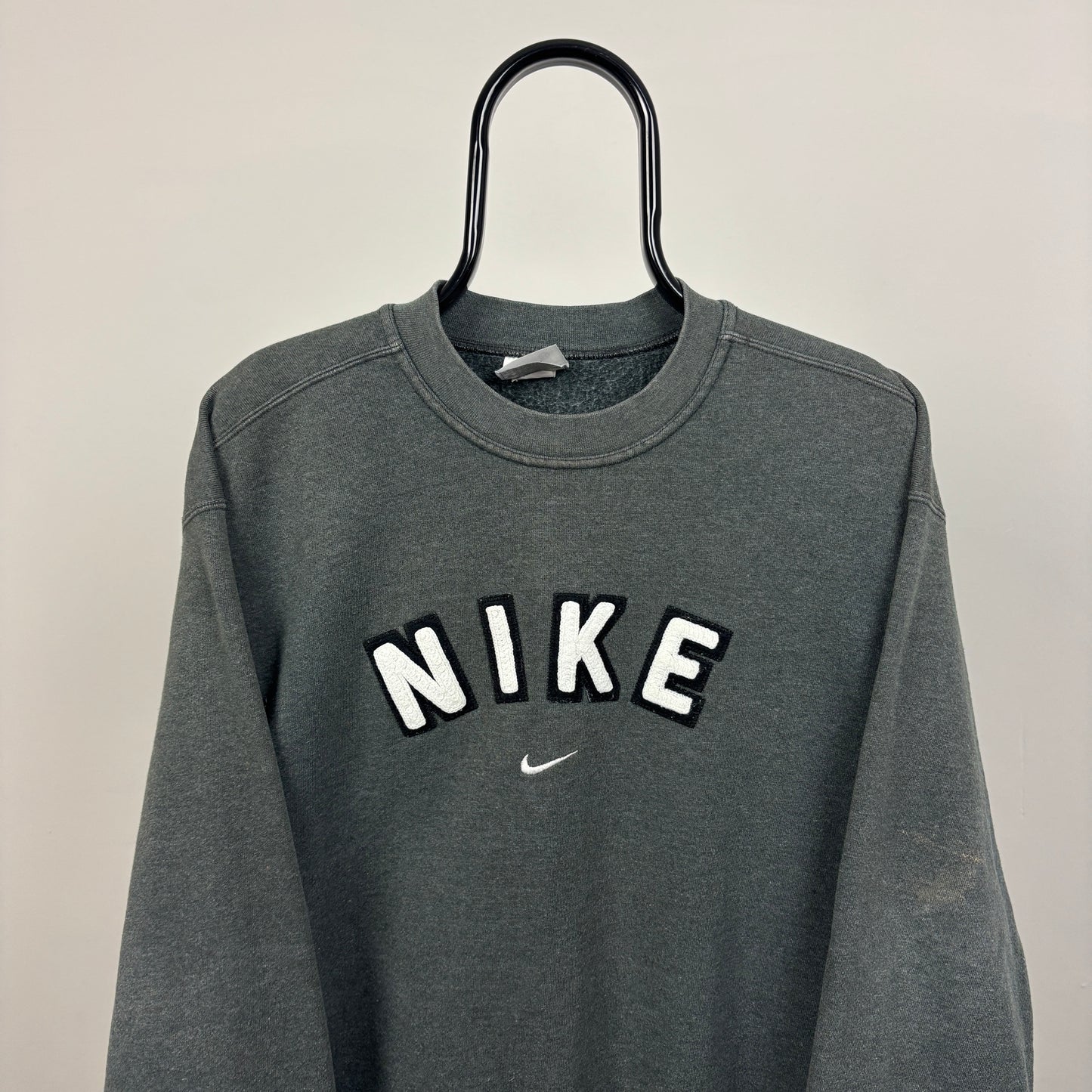 90s Nike Sweatshirt Grey Medium