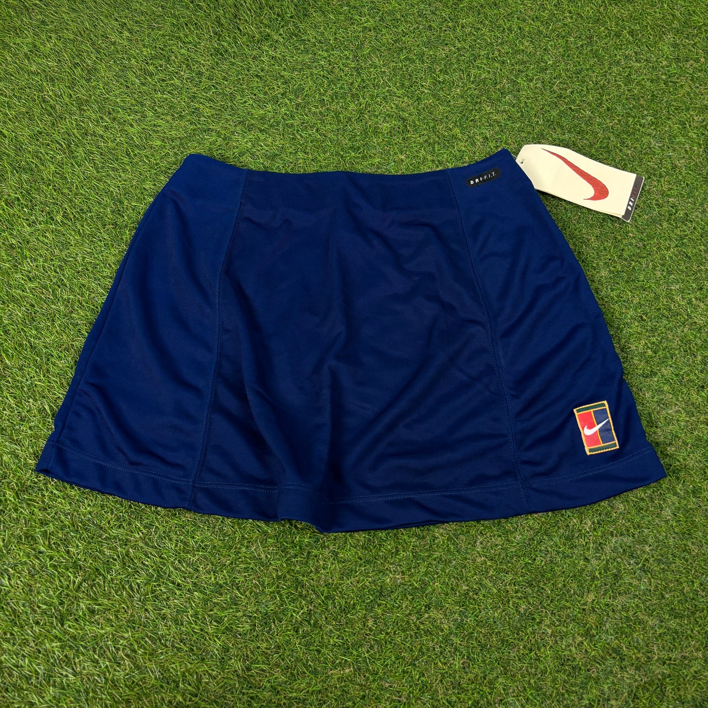 90s Nike Challenge Court Tennis Skirt Blue Medium
