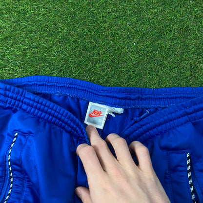 90s Nike Basketball Shorts Blue Small