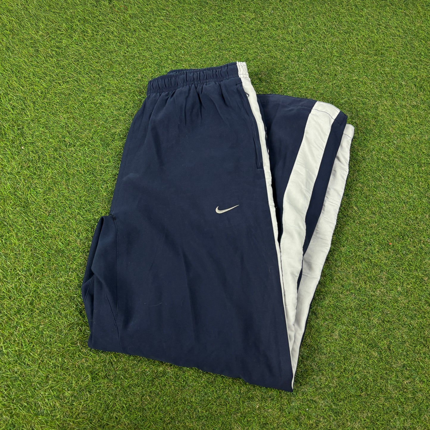 00s Nike Piping Joggers Blue Small
