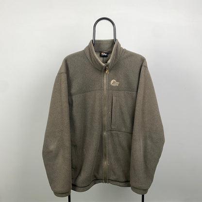 90s Lowe Alpine Polartec Fleece Sweatshirt Brown Medium
