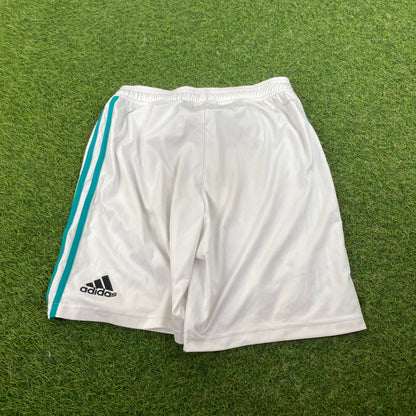 00s Adidas Germany Football Shorts White Small
