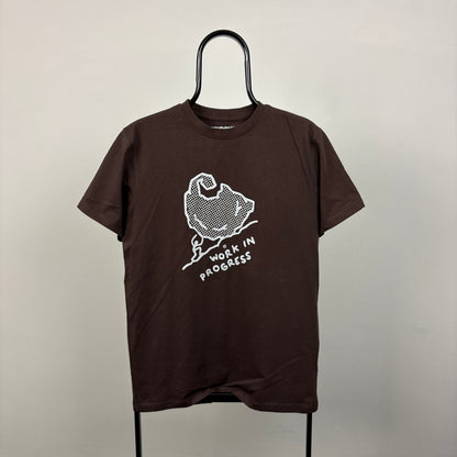00s Carhartt Mountain T-Shirt Brown Medium
