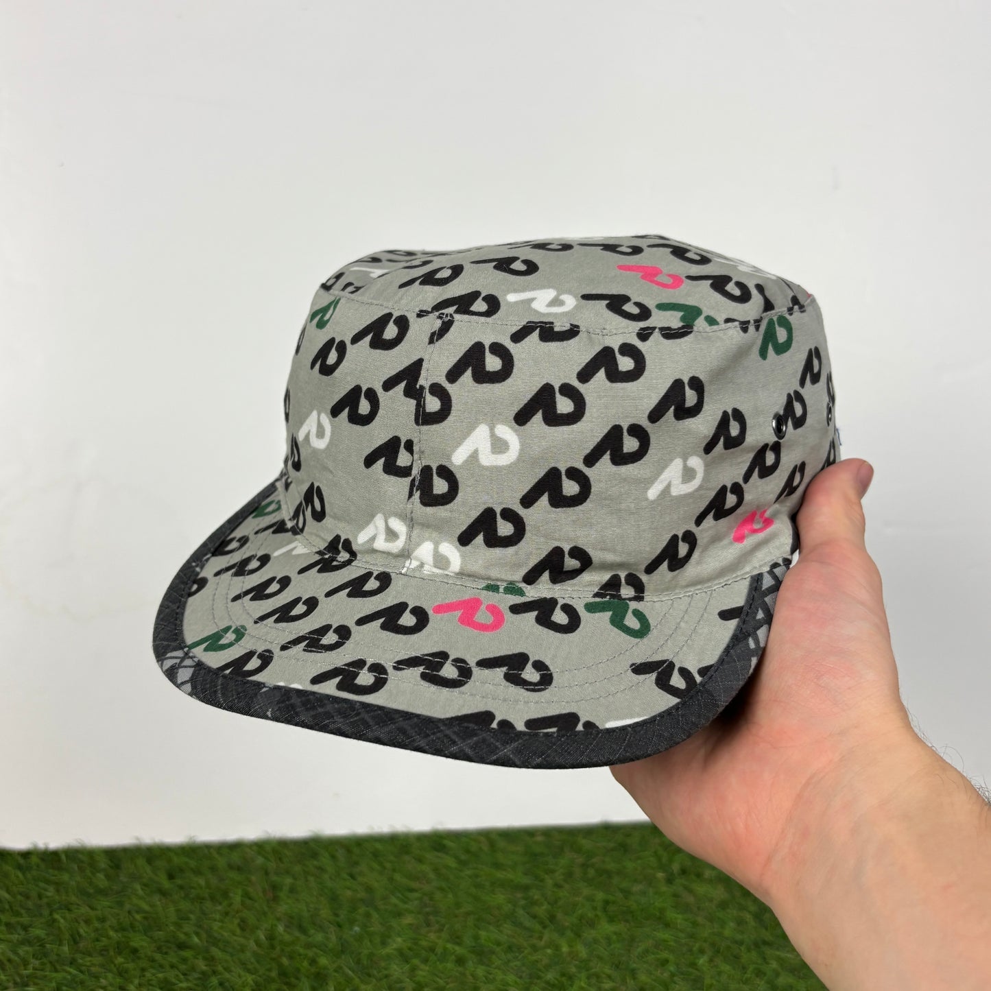 00s Nike Athletic Department Reversible Hat Black Grey