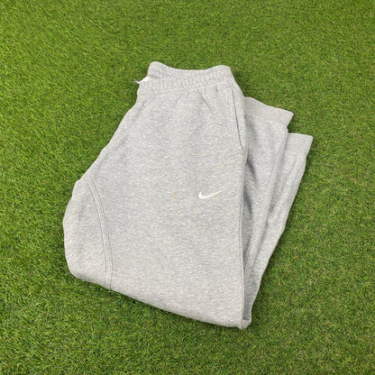 00s Nike Cotton Joggers Grey Large