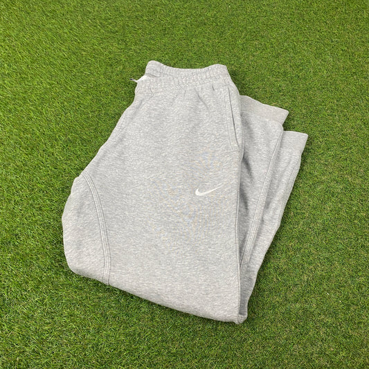 00s Nike Cotton Joggers Grey Large