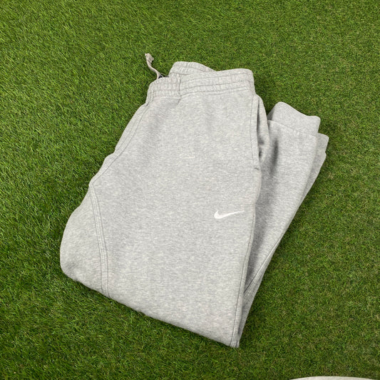 00s Nike Cotton Joggers Grey Large