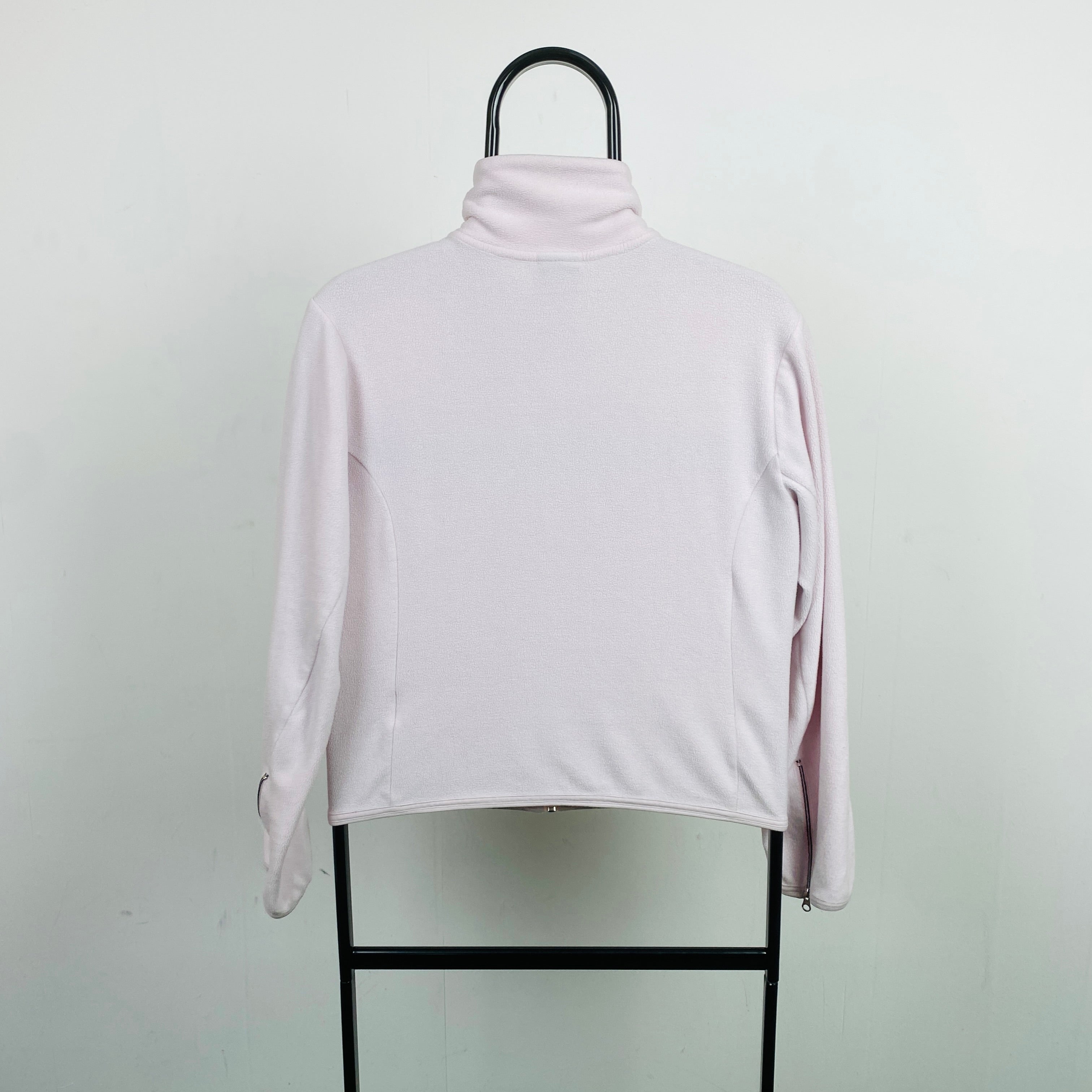 00s Nike Zip Fleece Sweatshirt Pink Womens Large