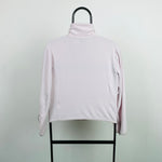 00s Nike Zip Fleece Sweatshirt Pink Womens Large