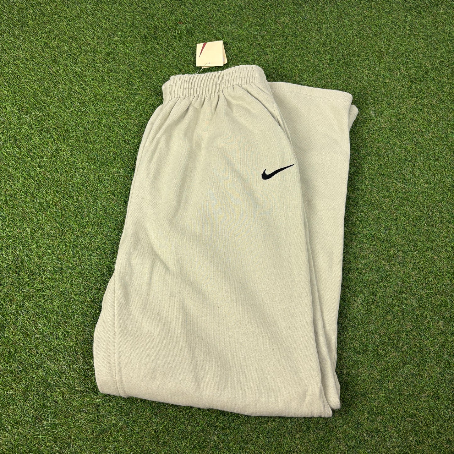 90s Nike Wide Leg Cotton Joggers Brown XXL