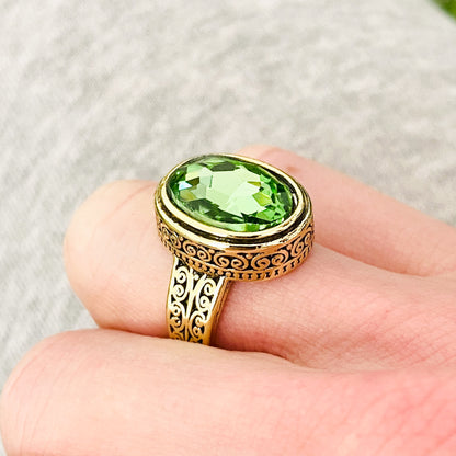 Vintage Antique Gem Ring Gold
