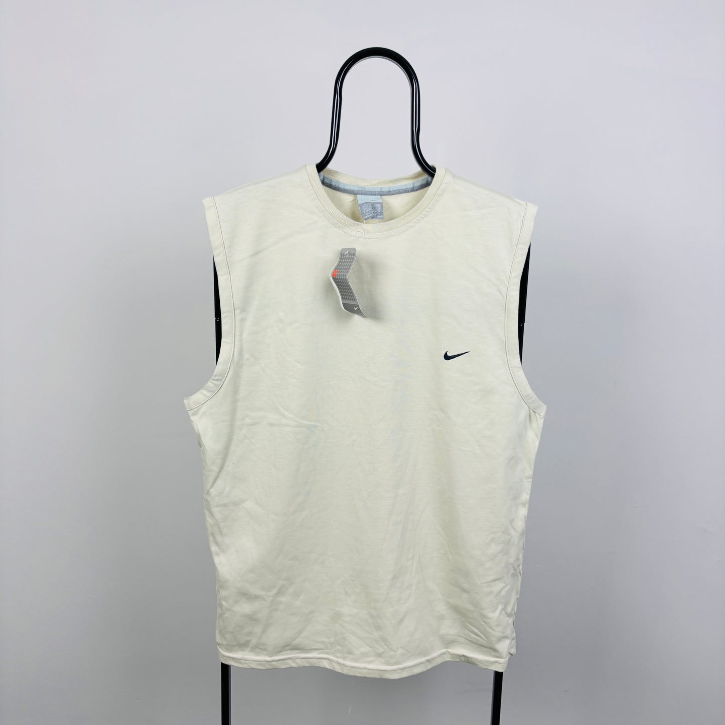 00s Nike Vest T-Shirt Brown Large