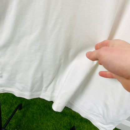 00s Nike Polo Shirt T-Shirt White Small