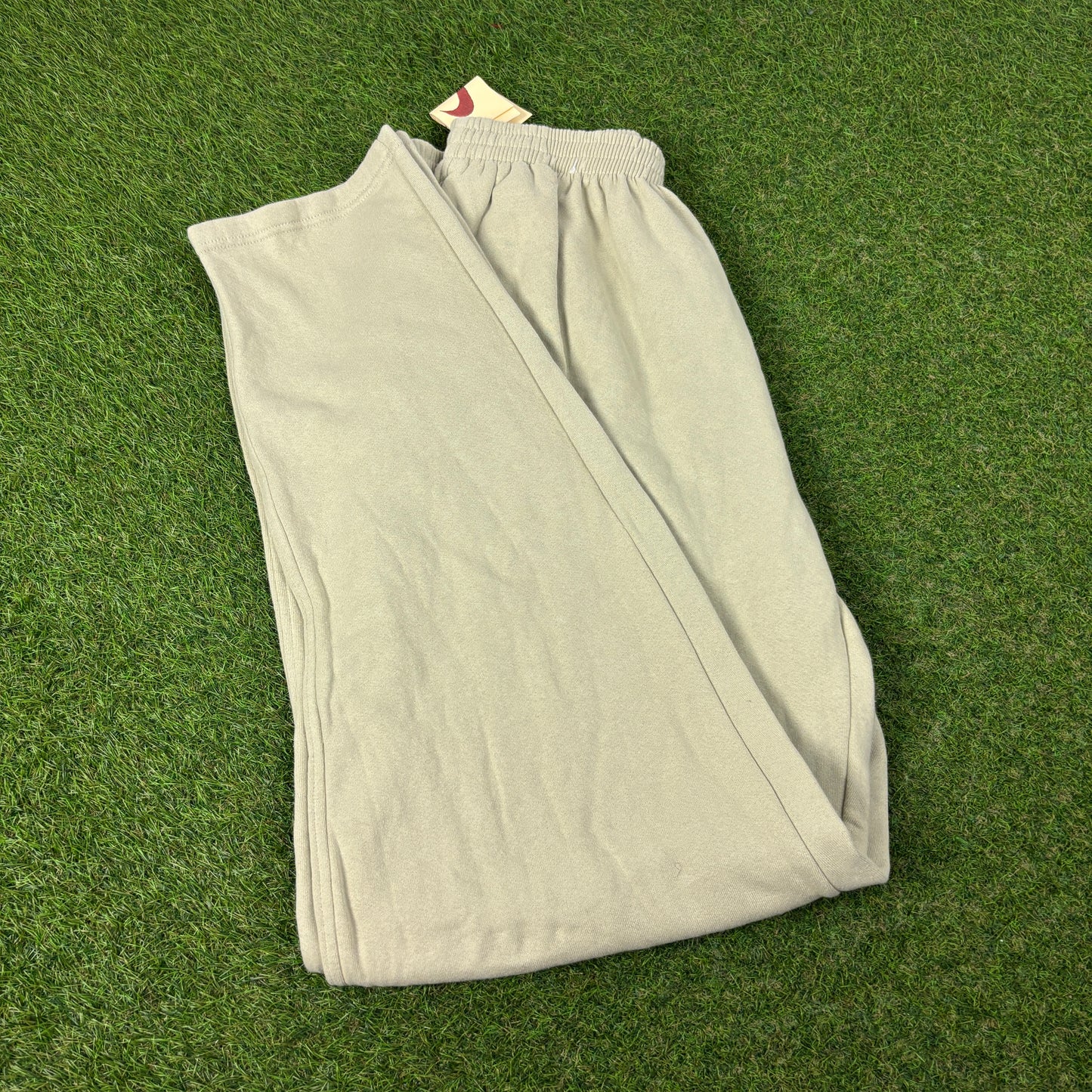 90s Nike Wide Leg Cotton Joggers Brown XXL