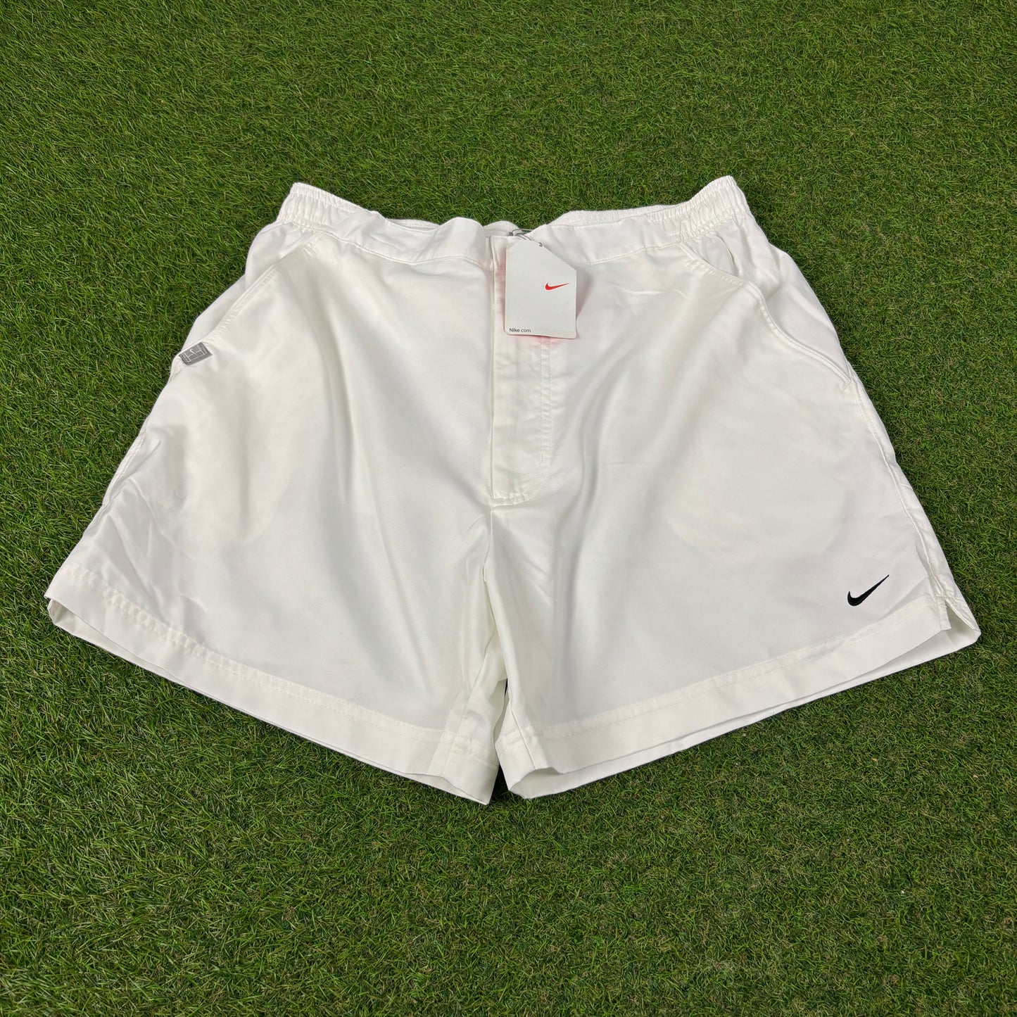 00s Nike Tennis Shorts White Large