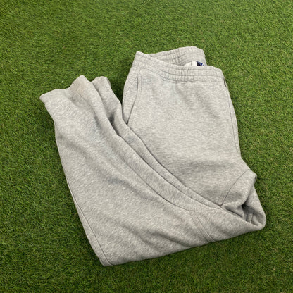 00s Nike Cotton Joggers Grey Medium