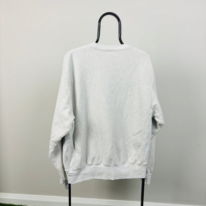 90s Champion Chicago Sweatshirt Grey Large